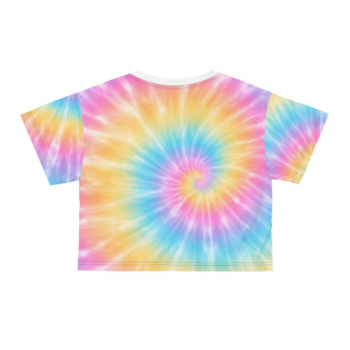 Breezy Cropped Tie-dye Tee