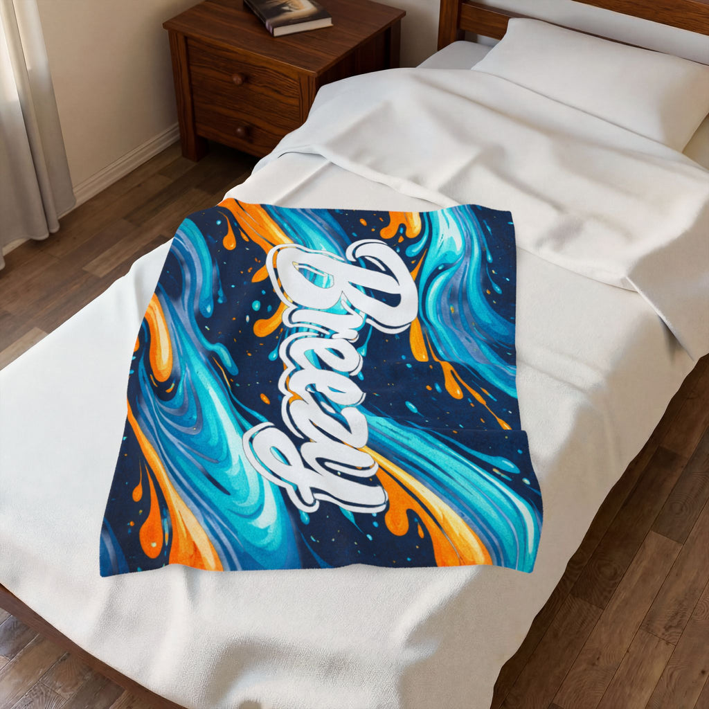 Breezy Wave Plush Blanket